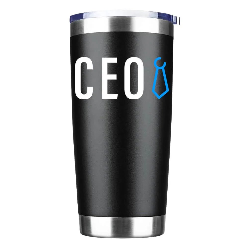 CEO 20oz Insulated Vacuum Sealed Tumbler