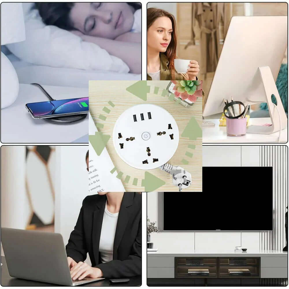 EU Plug Smart Power Strip